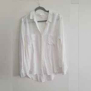 CLOTH & STONE White L/S Shirt